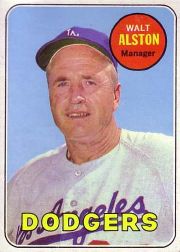 1969 Topps Baseball Cards      024      Walt Alston MG